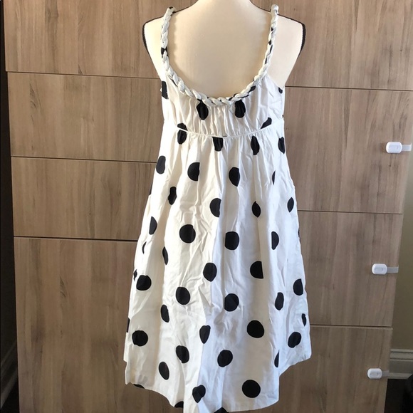 JCrew Black and White Polka Dot Dress - Picture 2 of 5